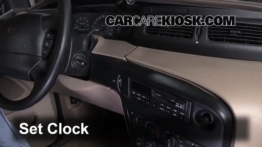 1996 Ford Windstar GL 3.8L V6 Clock